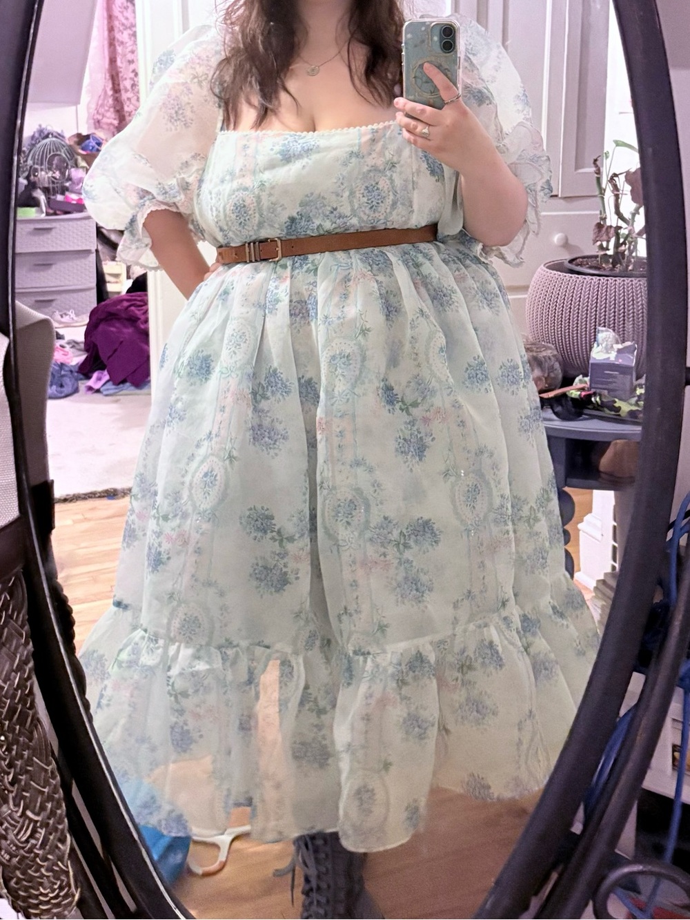 Selkie La Belle Etoile French Puff Dress
